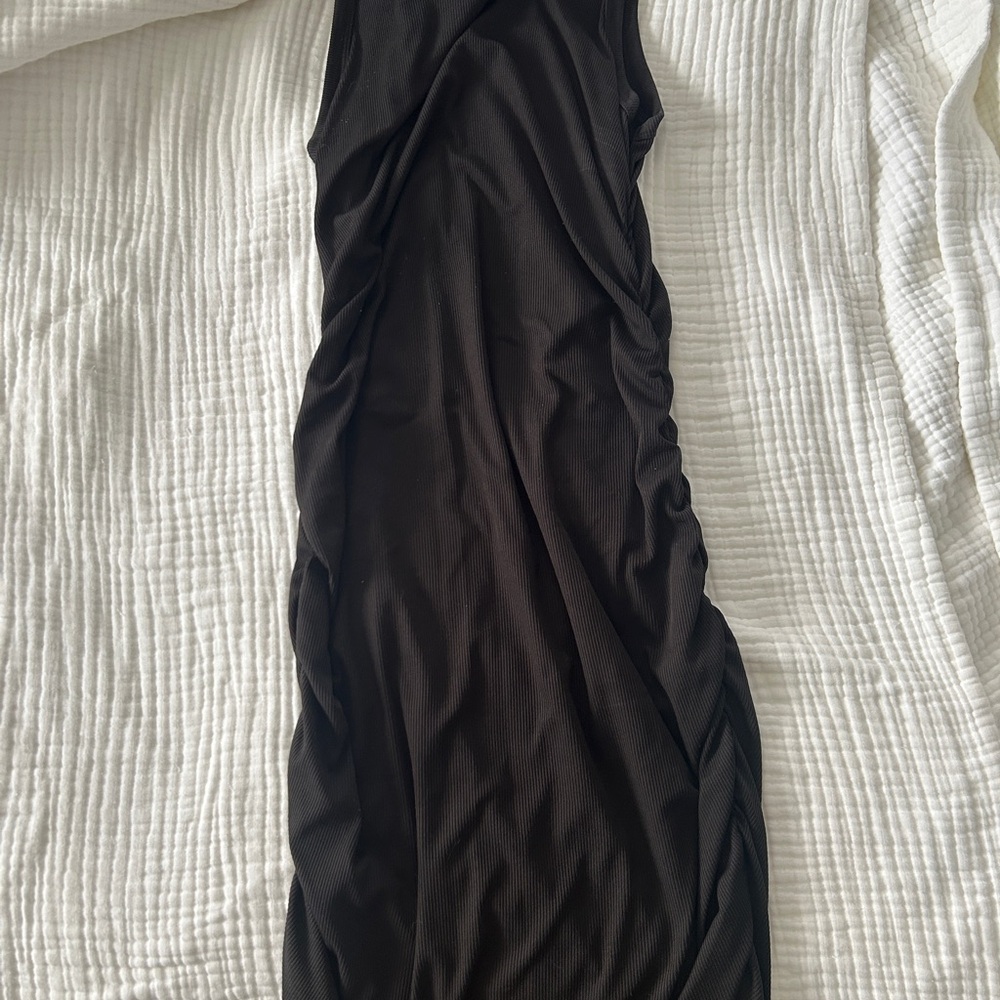 BTFBM Black Ribbed Dress